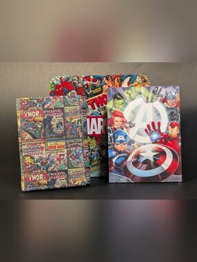 Marvel Comics Wallet & Notebook
